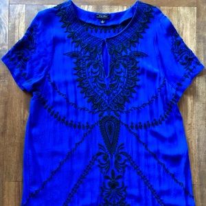 Lucky Brand Blue Bead Dress